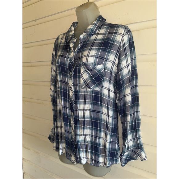Rails Long Sleeve Button Up Top Size L - Picture 3 of 9